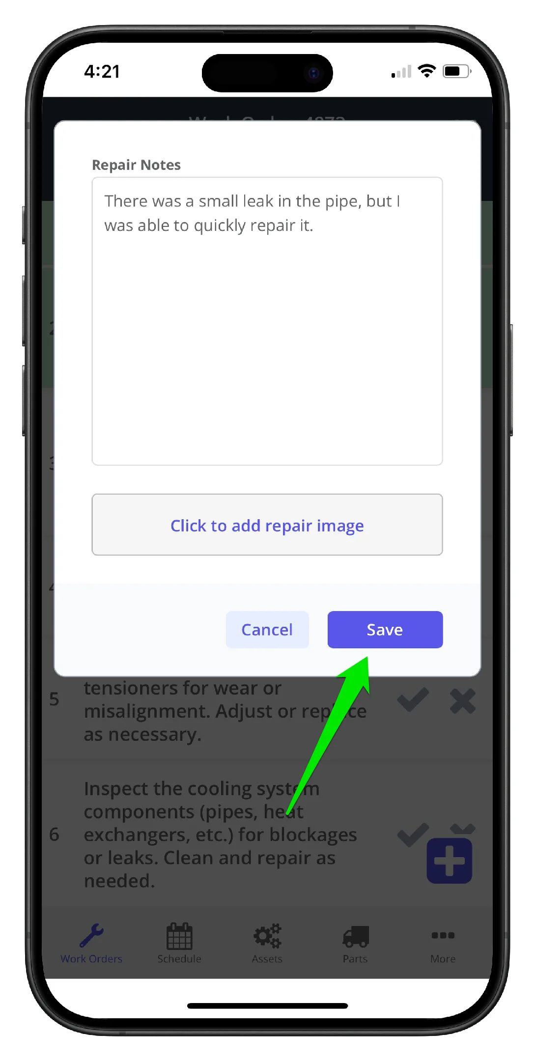 Complete Work Order Tasks on Mobile - 4