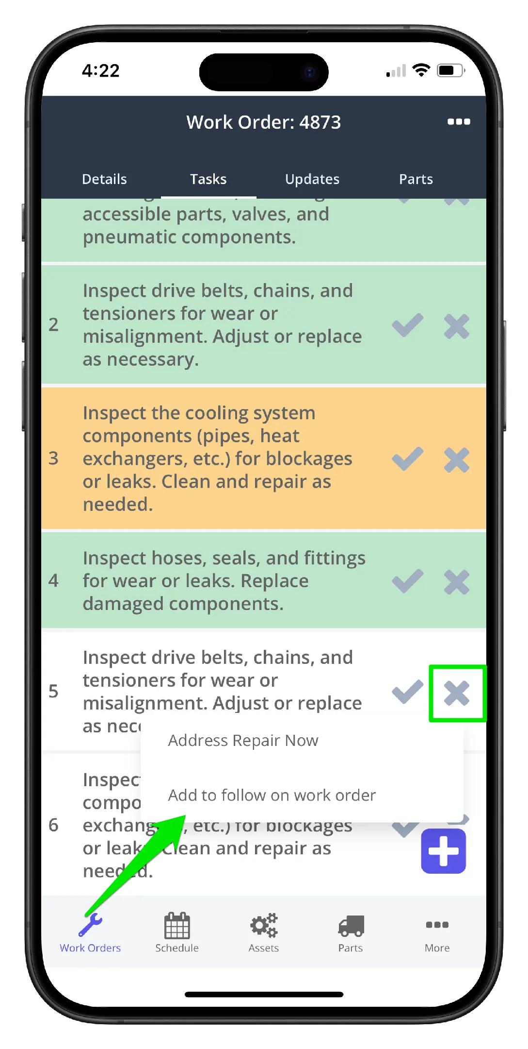 Complete Work Order Tasks on Mobile - 6
