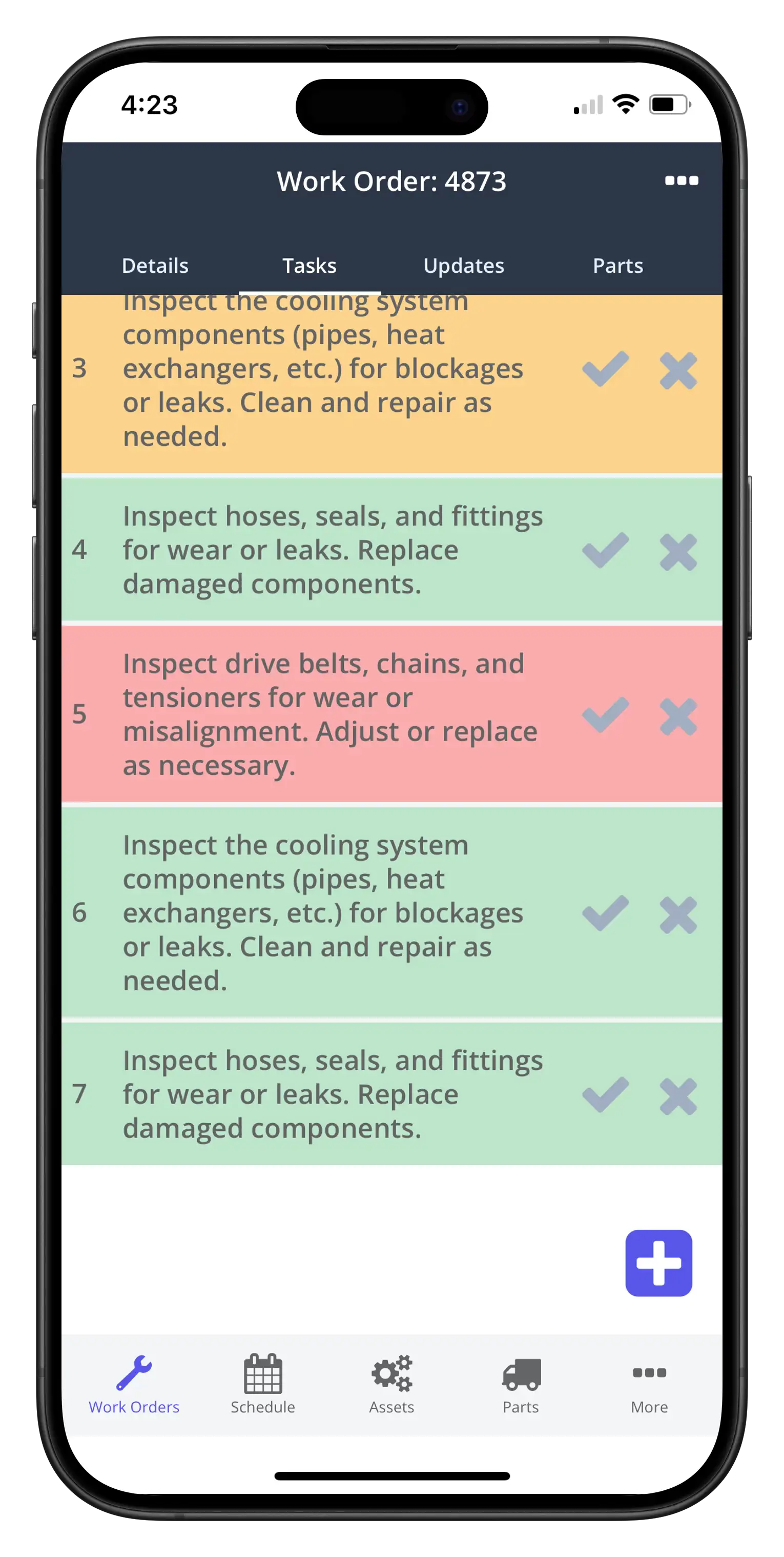 Complete Work Order Tasks on Mobile - 8