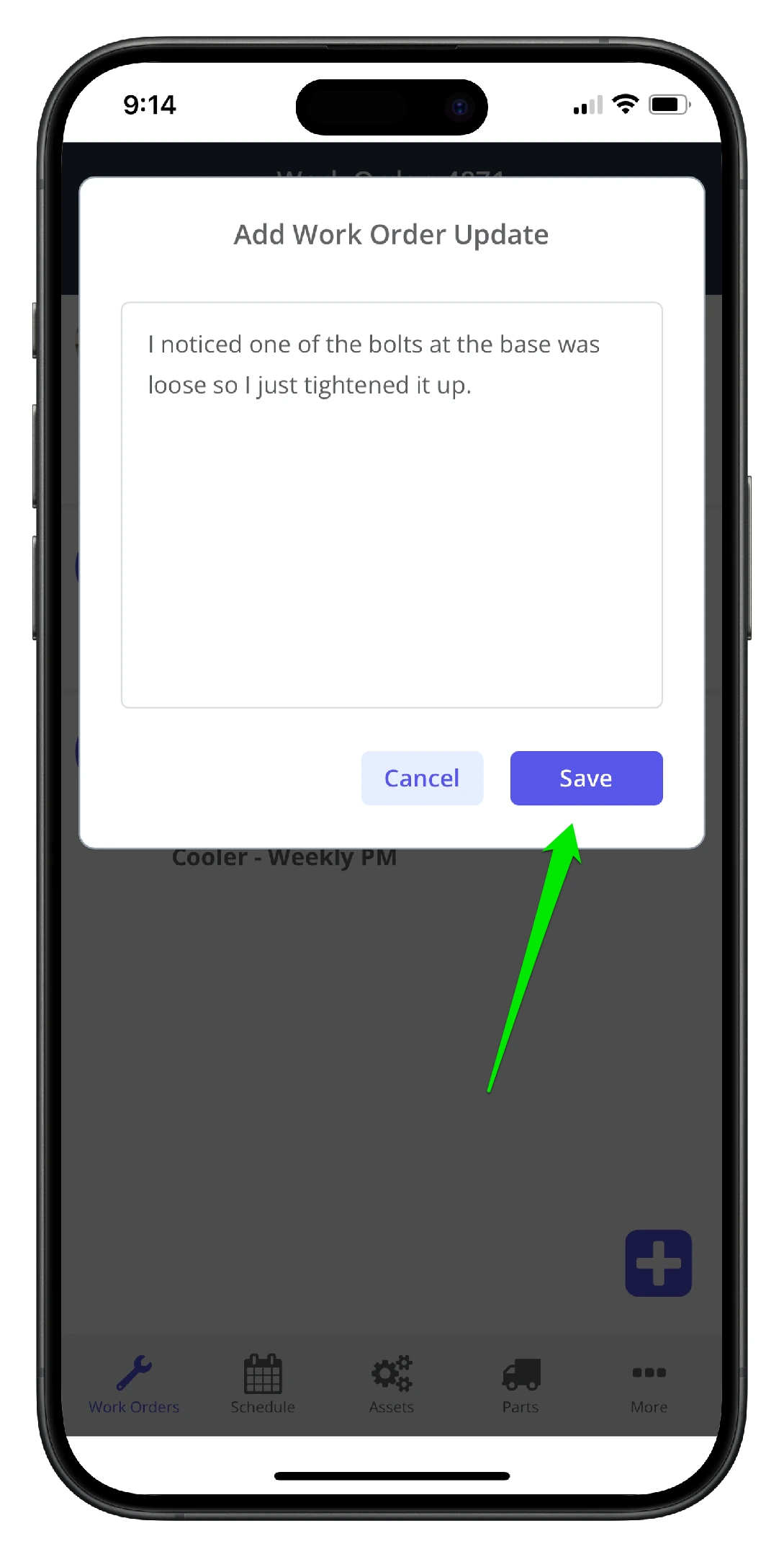 Add Repair Notes or Images to Work Orders - 4