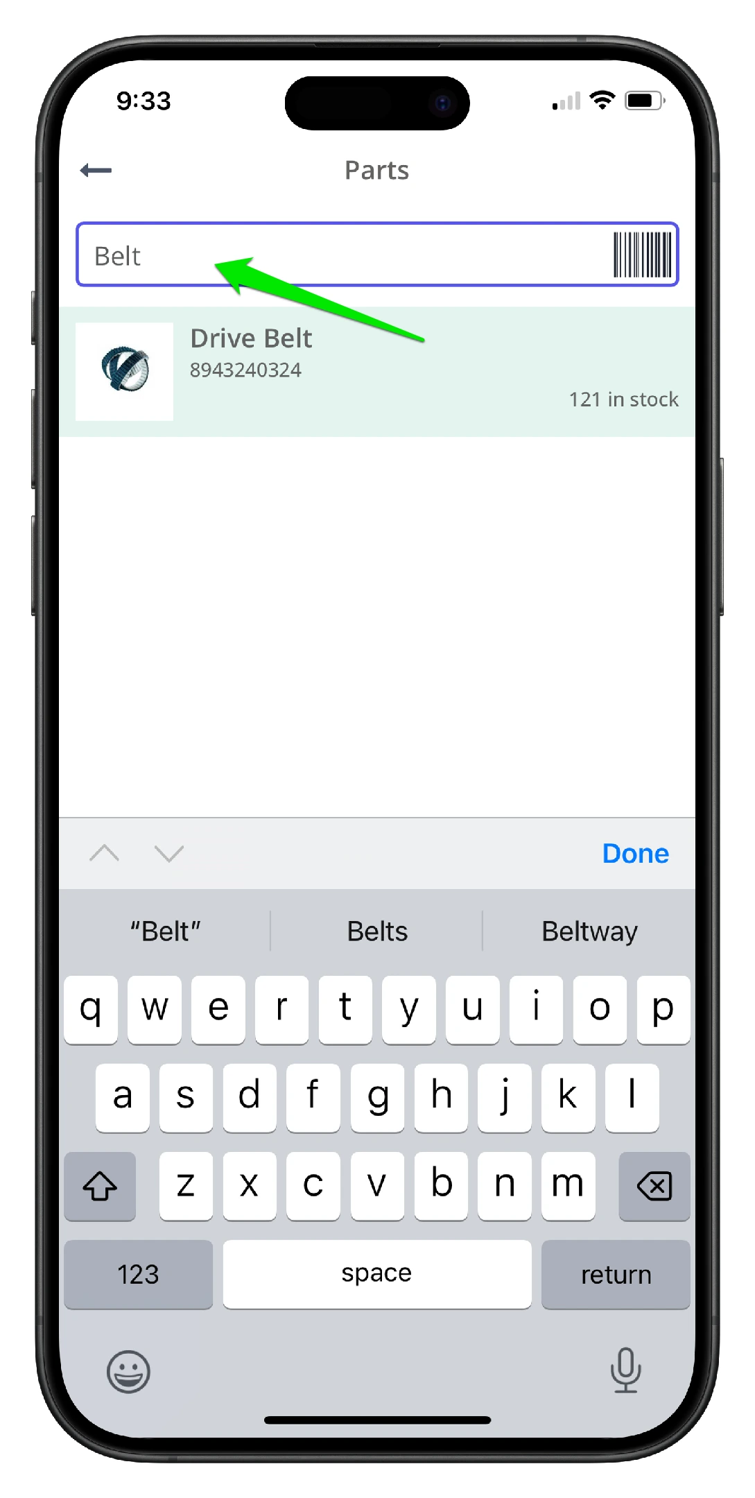 Add a Part to a Work Order on Mobile - 6