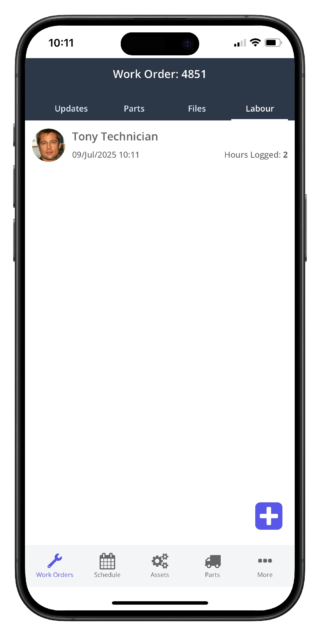 Add Labour Hours to a Work Order on Mobile - 7