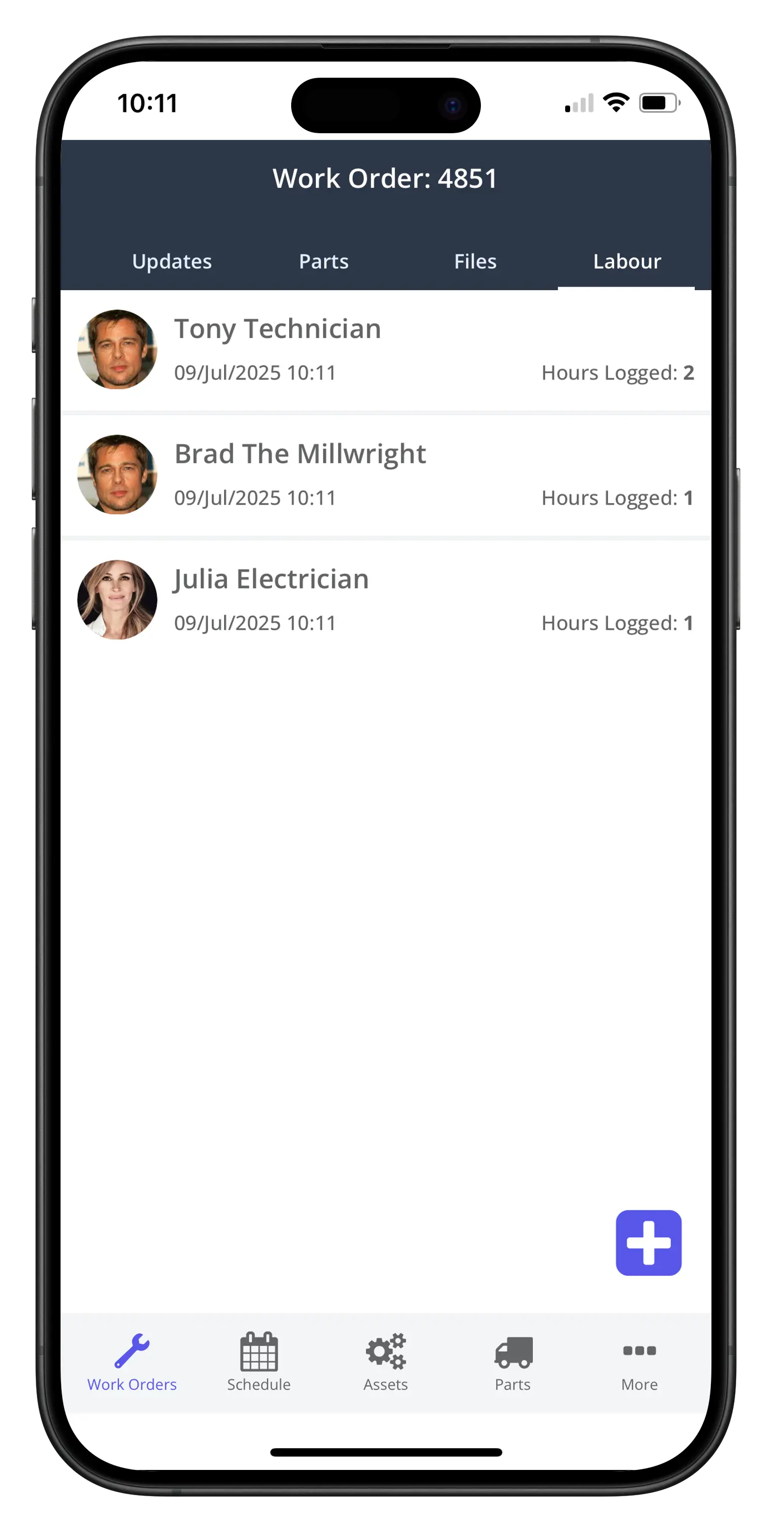 Add Labour Hours to a Work Order on Mobile - 8