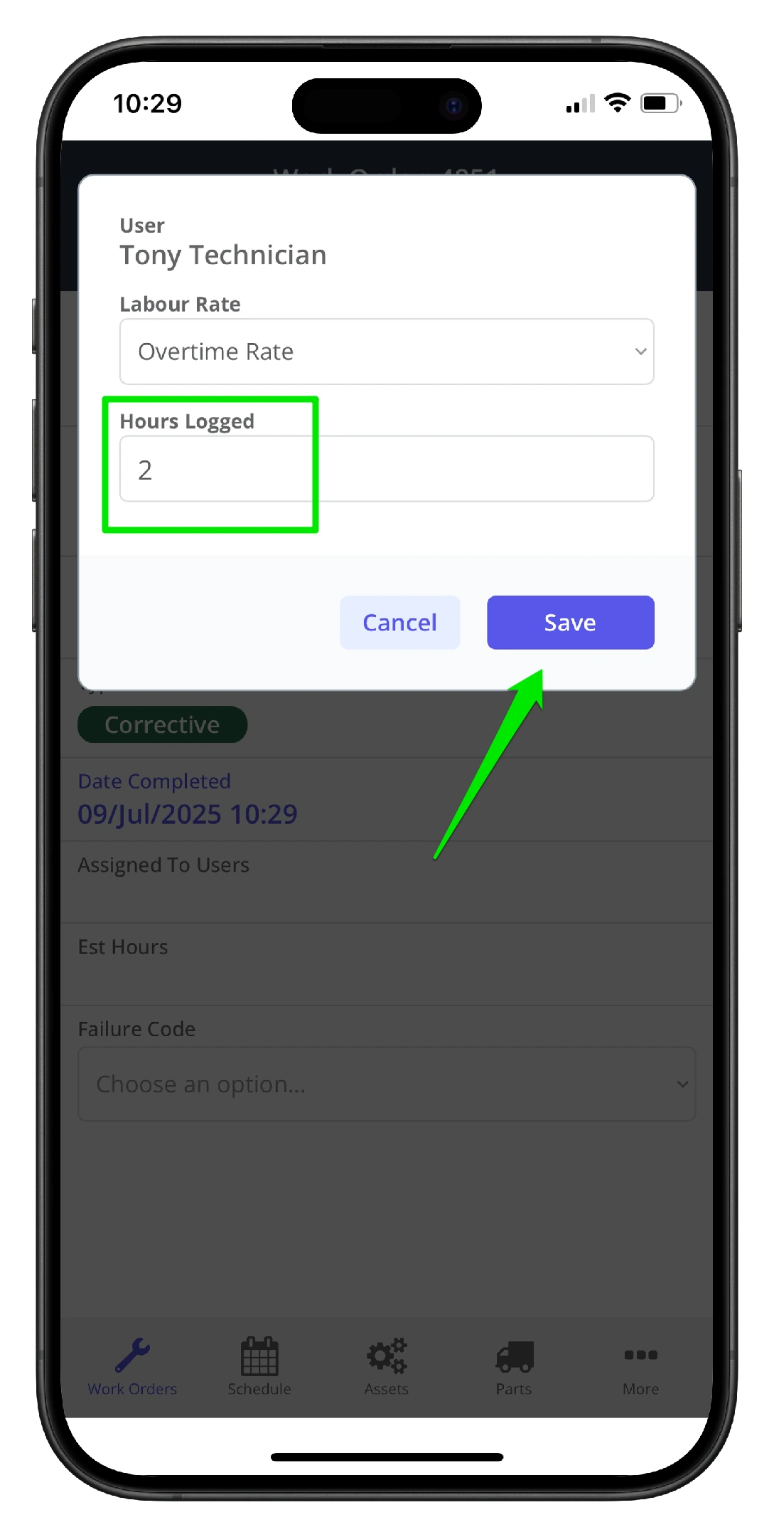 Close a Work Order on Mobile - 3