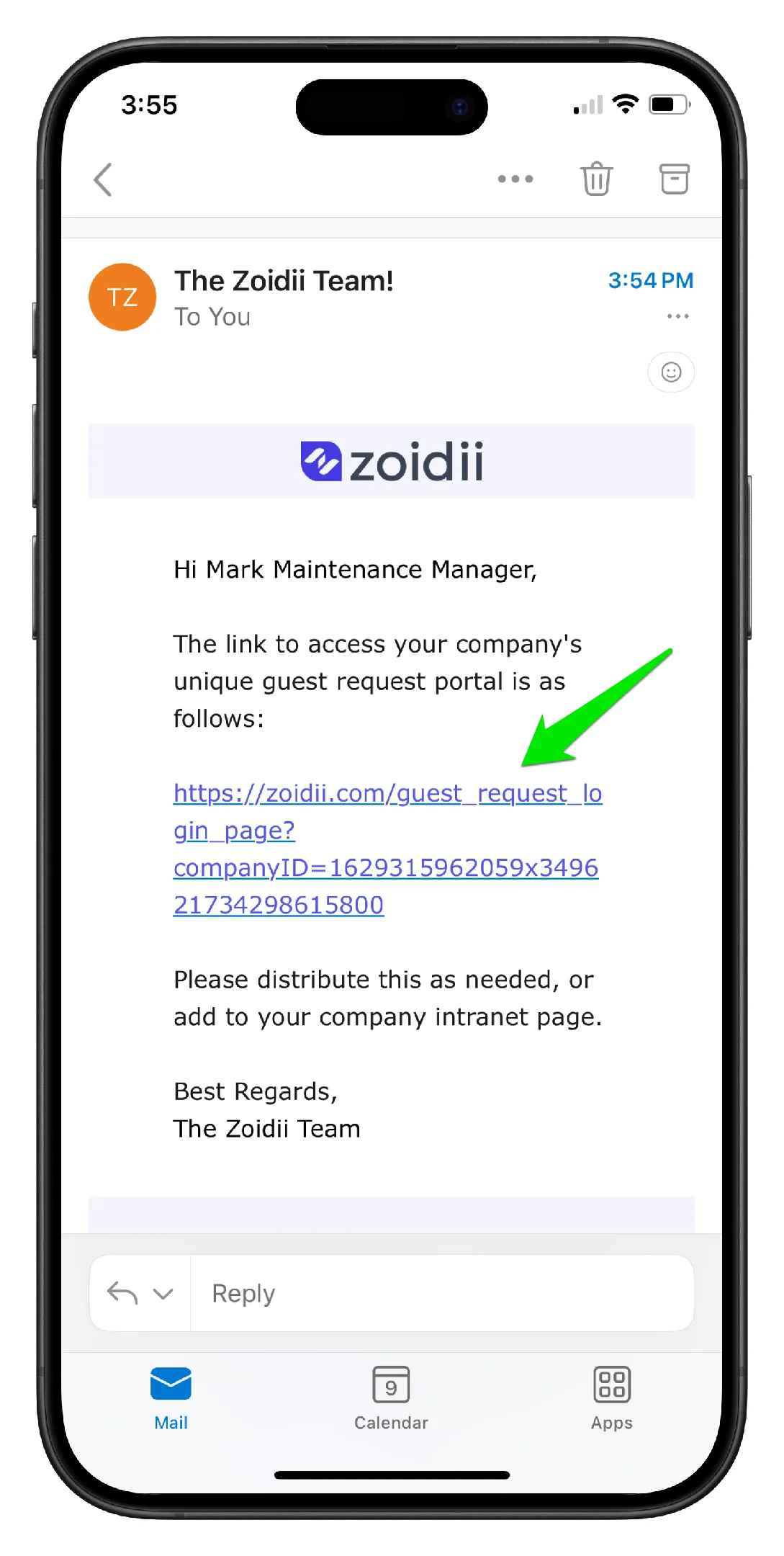 Create a Guest Work Request on Mobile CMMS - 1