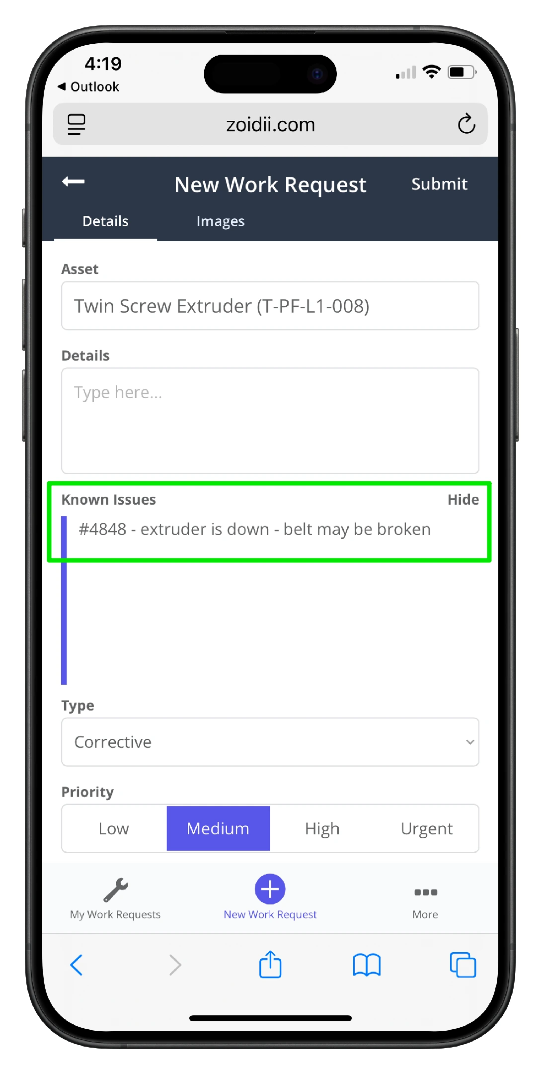 Create a Guest Work Request on Mobile CMMS - 8