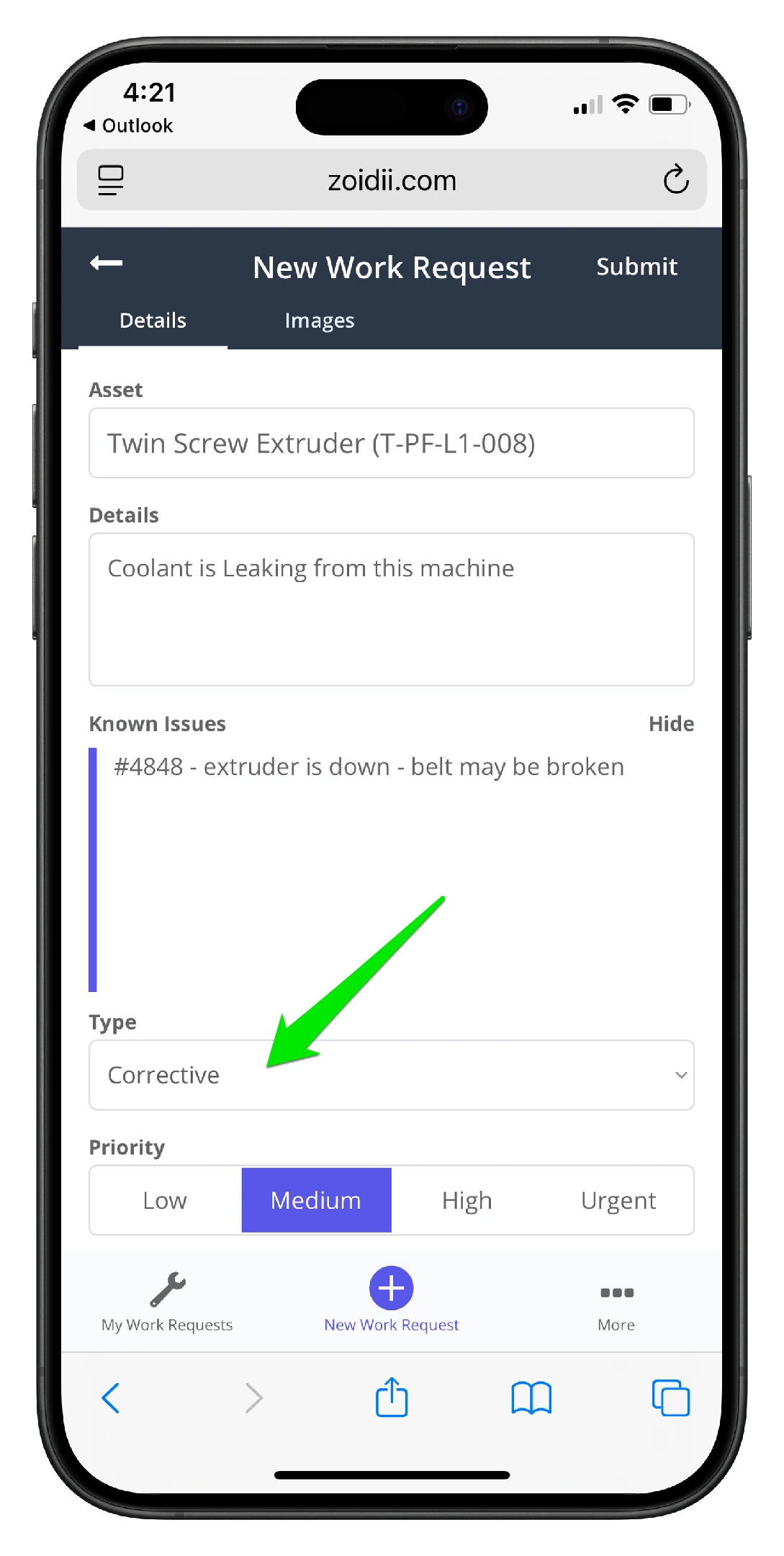 Create a Guest Work Request on Mobile CMMS - 11