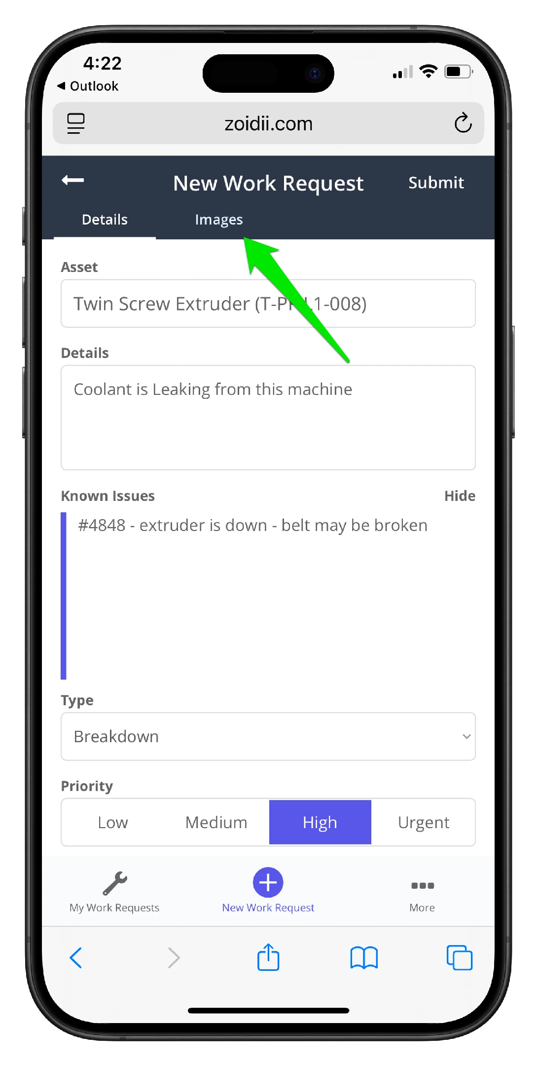 Create a Guest Work Request on Mobile CMMS - 14