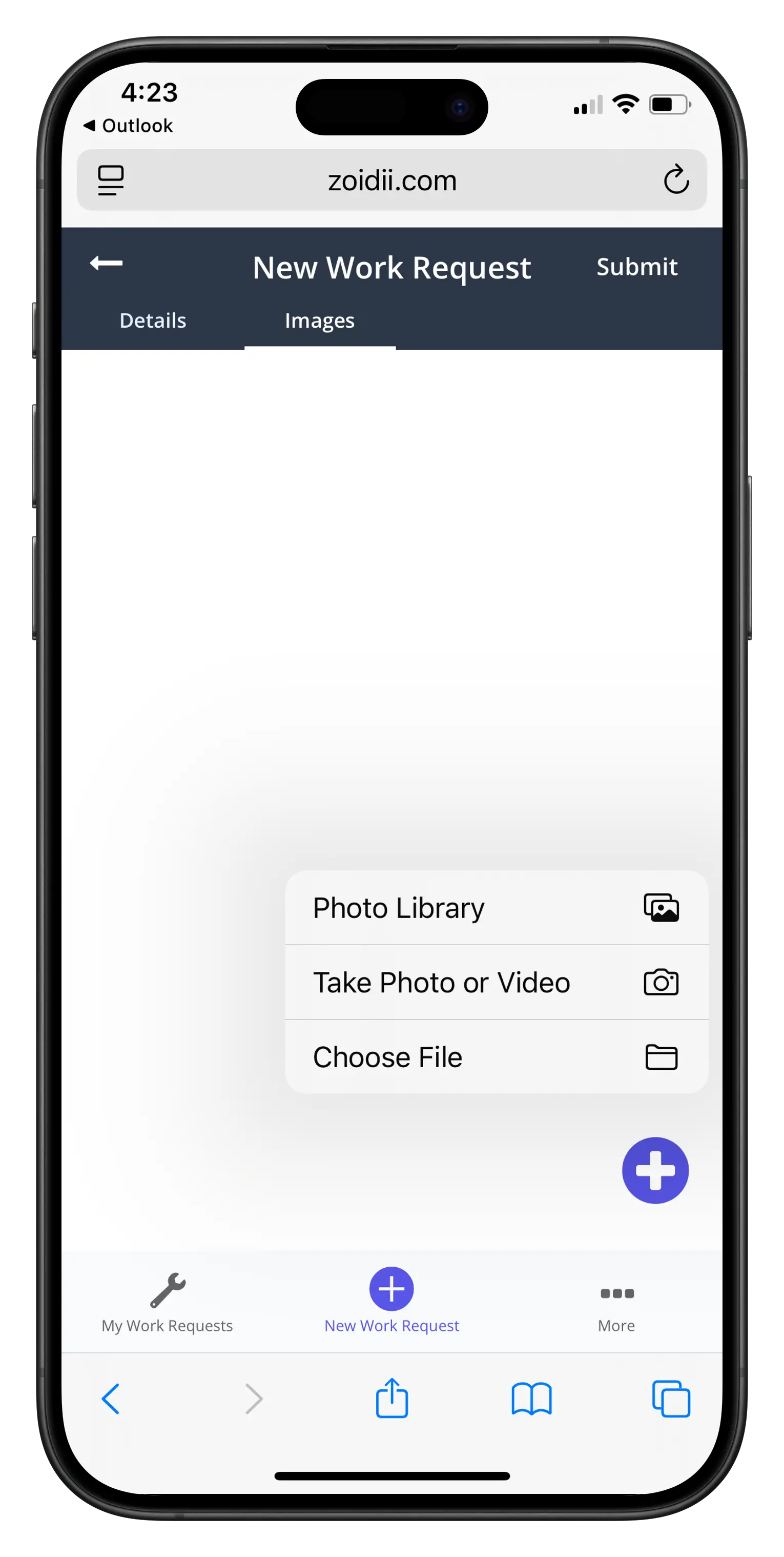 Create a Guest Work Request on Mobile CMMS - 16