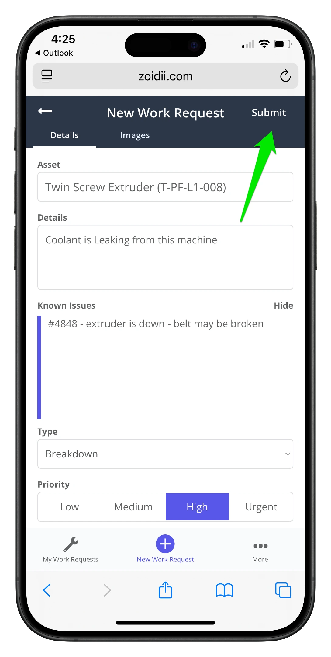 Create a Guest Work Request on Mobile CMMS - 18