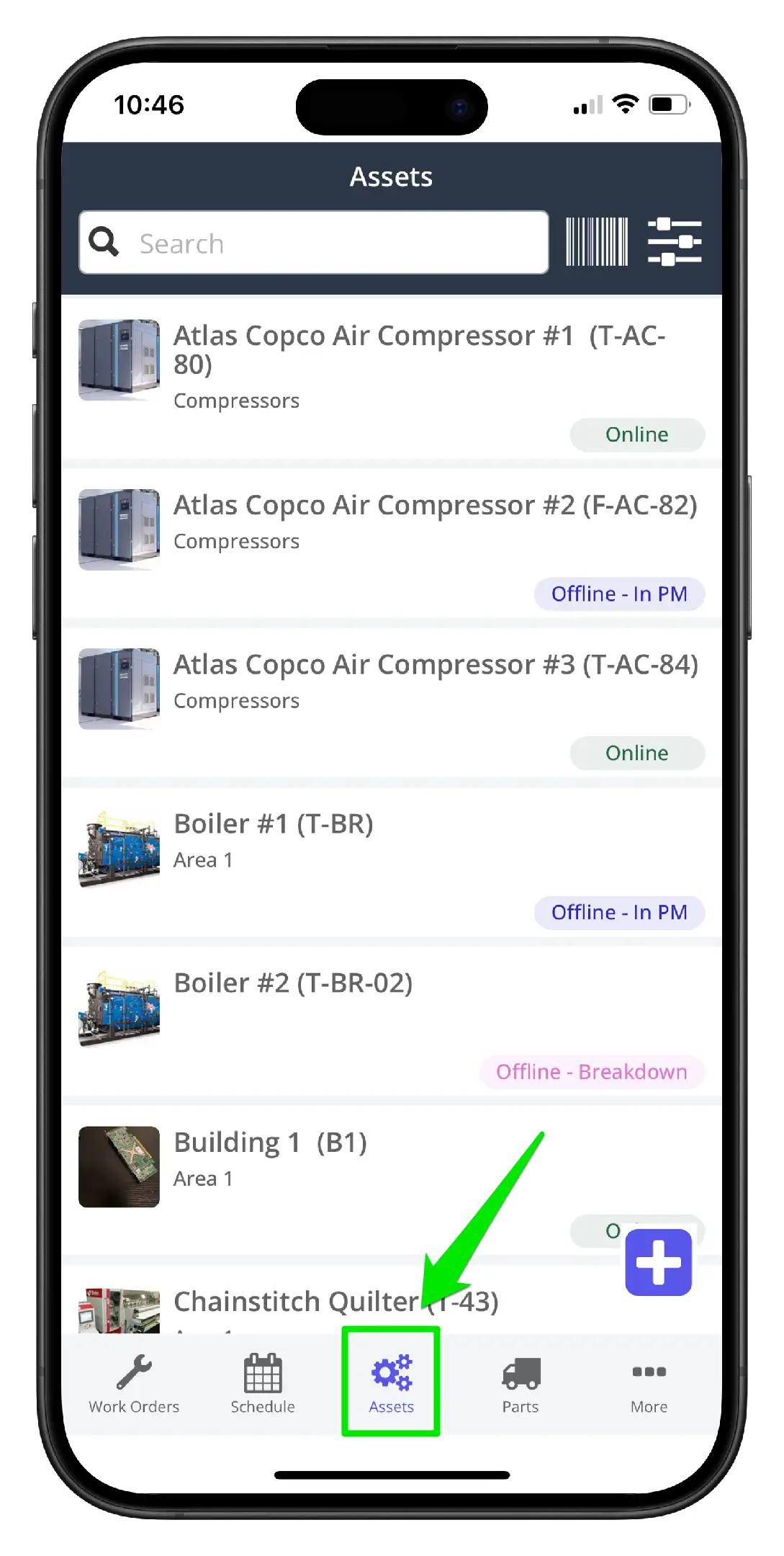 Add an Asset using the Mobile App - 1