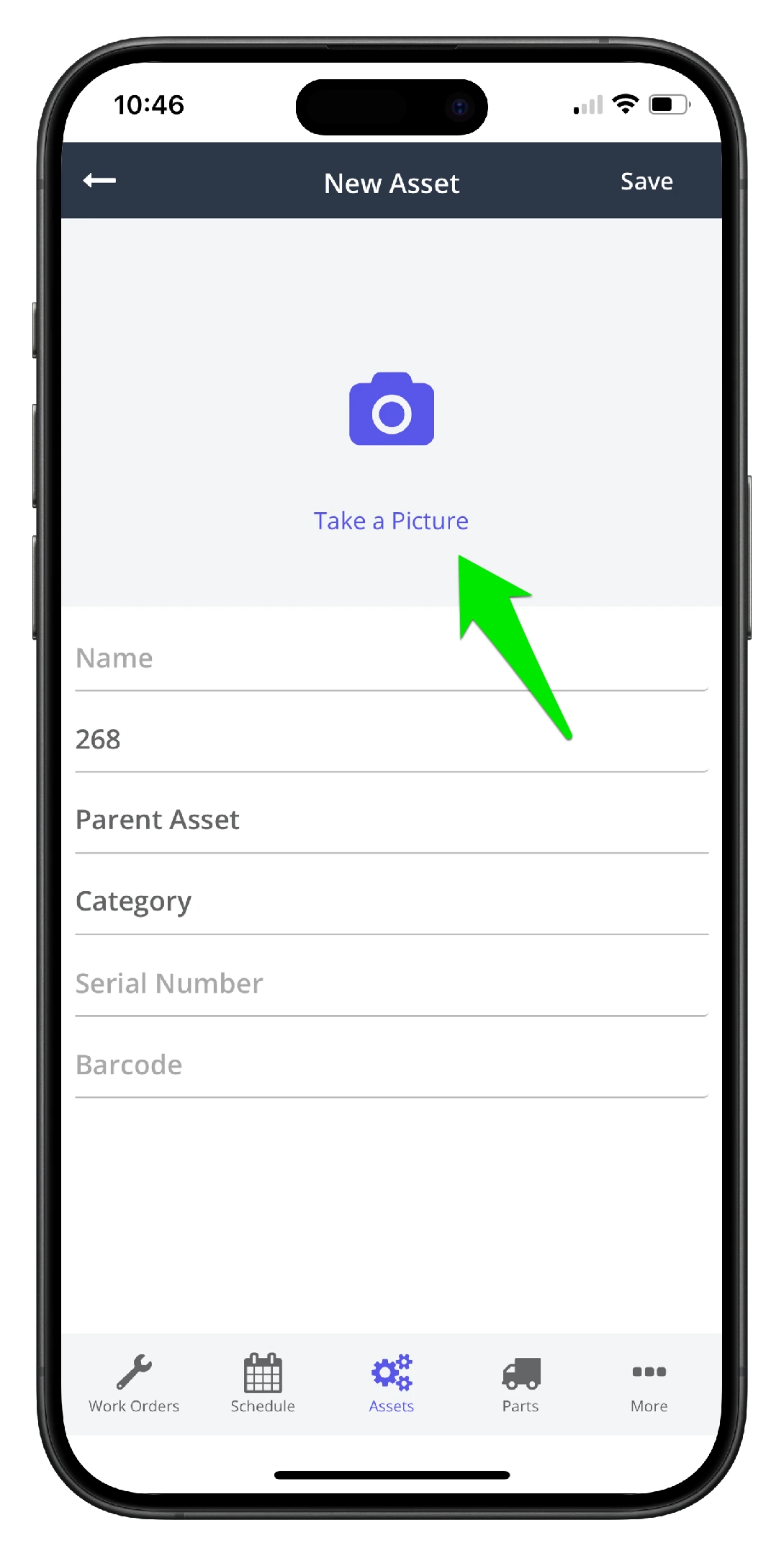 Add an Asset using the Mobile App - 3