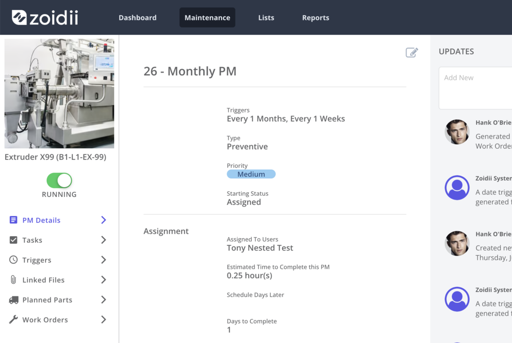 Zoidii PM Record