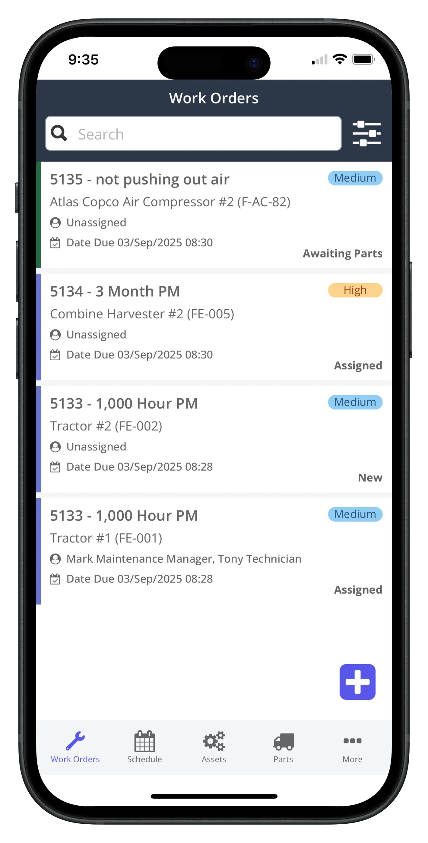 Manage and close work orders right in the field (literally)!