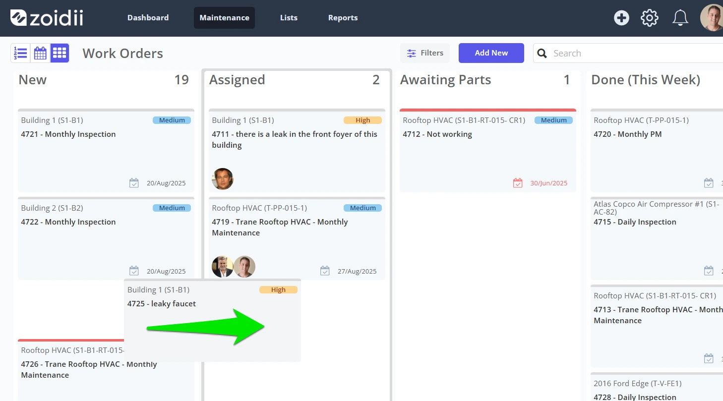 Effectively manage maintenance work by automating and centralizing workflows