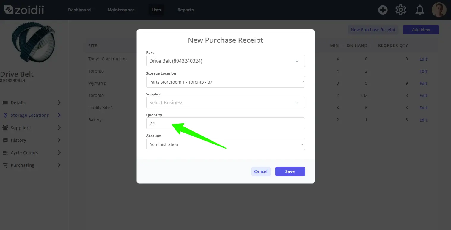 Receive Inventory into Stock - 1.6