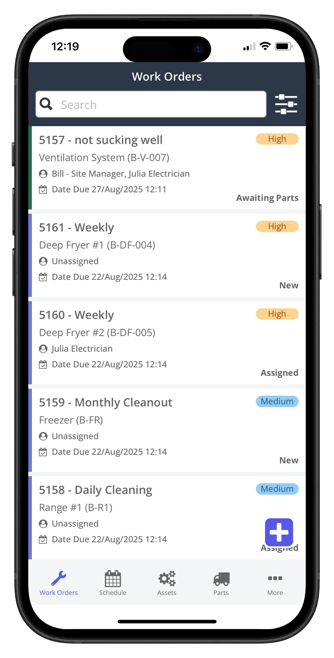 Capture work in real time