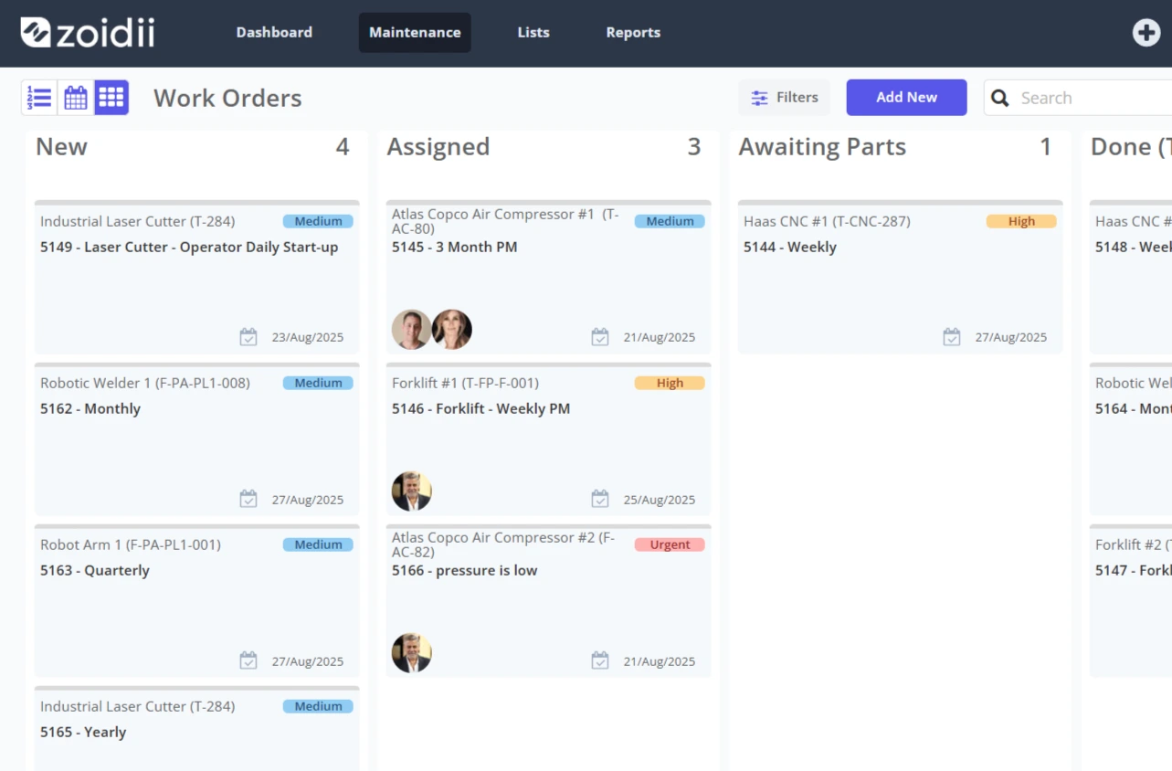 Eliminate paperwork with digital work orders