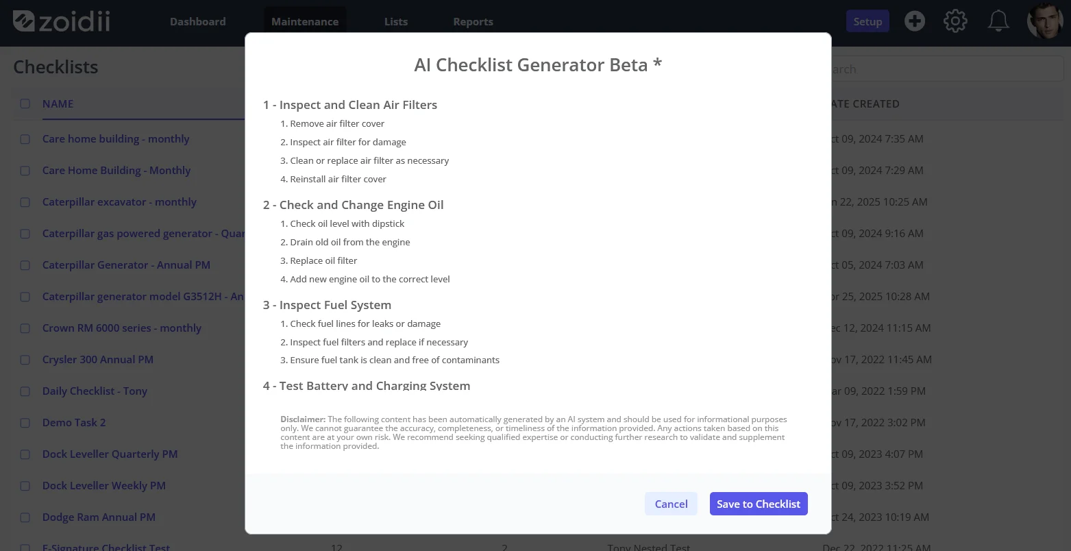 Zoidii New Checklists
