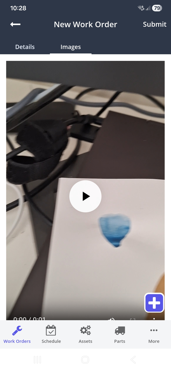 Video is Uploaded to the Work Order