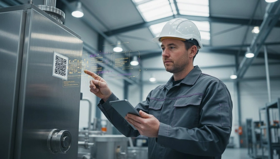 How do QR codes work with your CMMS software?